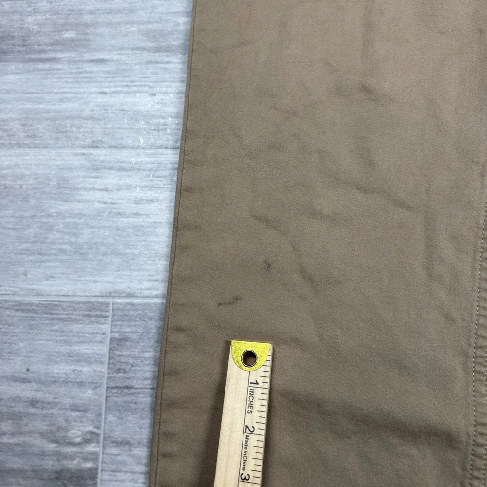 Banana Republic Traveler Pants 35 x 32 Slim Fit Khaki Stretch‎ Chino Men's Beige